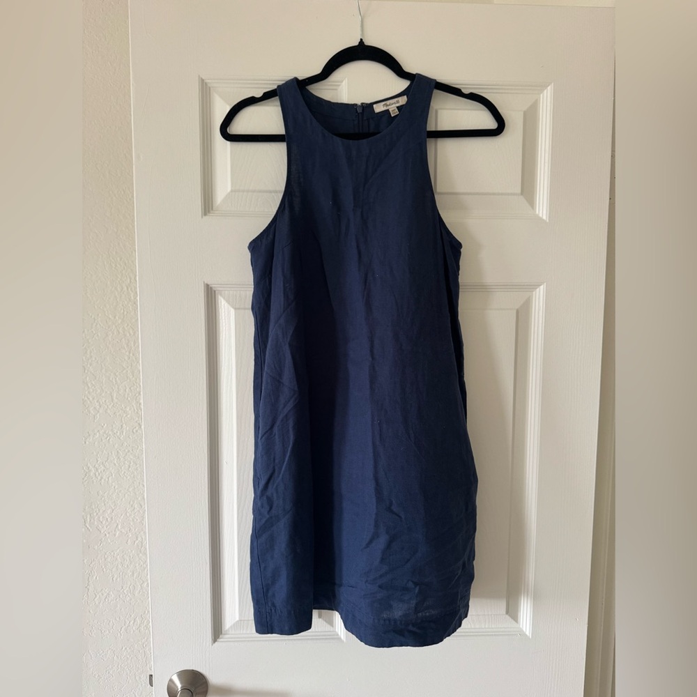 Madewell Sleeveless Cutaway Tank Mini Dress